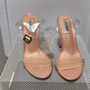 Cape robbin Clear strappy heels